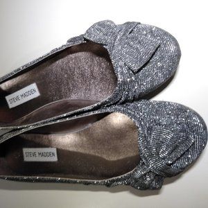 Brand new silver glitter flats (Sz 7)